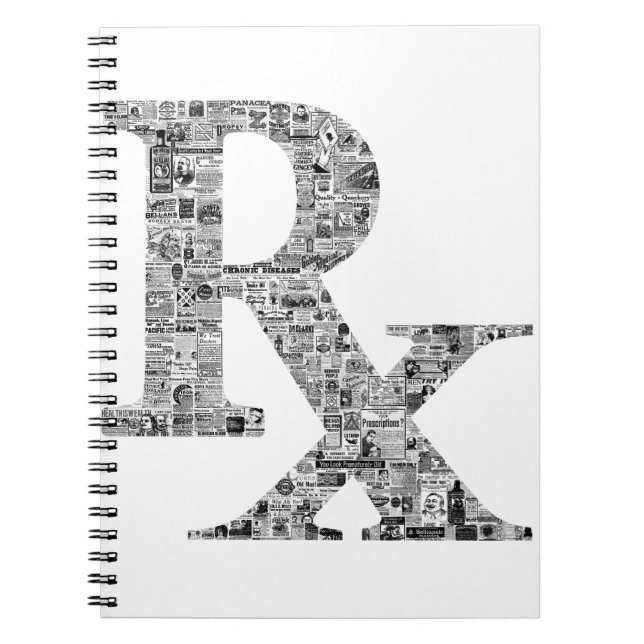 Carnet Unique pharmacie Rx Apothecary (Devant)