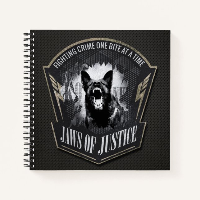 Carnet Unité K-9 - Unité de police - Berger allemand (Devant)