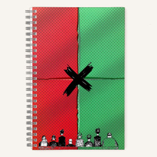 Carnet Urban Pop Crowd Retro Notebook