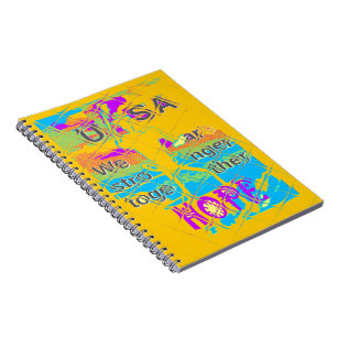 Carnet USA Belle conception de texte Extraordinaire