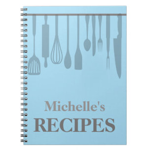 Carnet Ustensiles de cuisine personnalisés recette