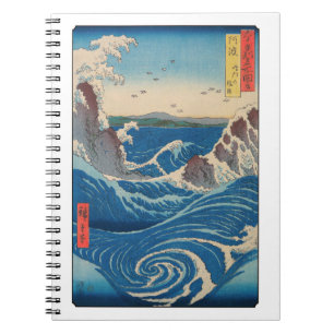 Carnet Utagawa Hiroshige - Naruto Whirlpool, province d'A