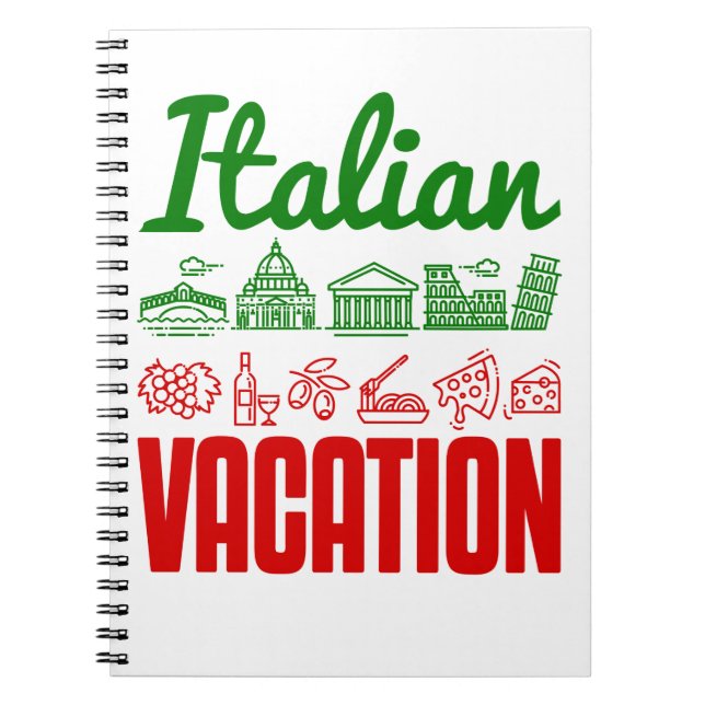 Carnet Vacances Italie Voyage Voyage Souvenir (Devant)