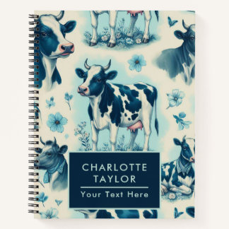 Carnet Vache de ferme vintage sans joint