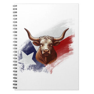 Carnet Vache longhorne du Texas