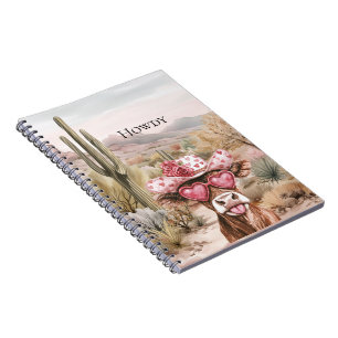 Carnet Vache occidentale Howdy dans les lunettes de solei