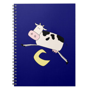 Carnet Vache Saute sur la lune