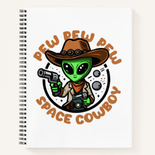 Carnet Vacher spatial drôle d'alien