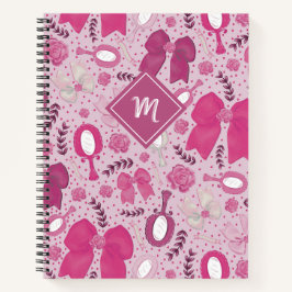 Carnet Vaches romantiques roses et Roses