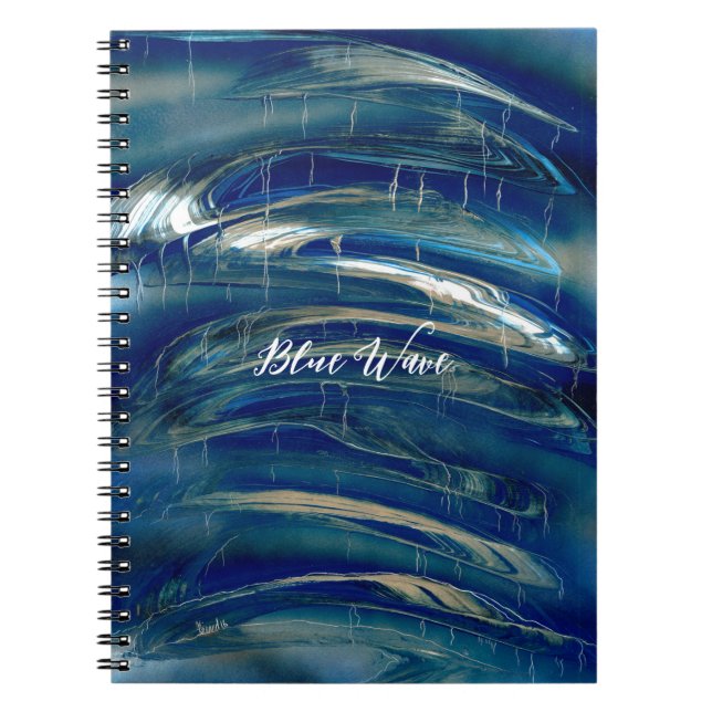 Carnet Vague bleue (Devant)