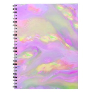 Carnet Vagues abstraites colorées tendance jolies