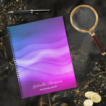 Vagues Abstraites modernes violet brillant