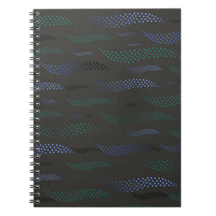 Carnet Vagues Tigre (motif stylisé) 7