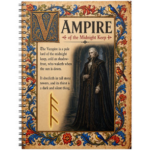 Carnet Vampire, Art du Bestiaire Médiéval