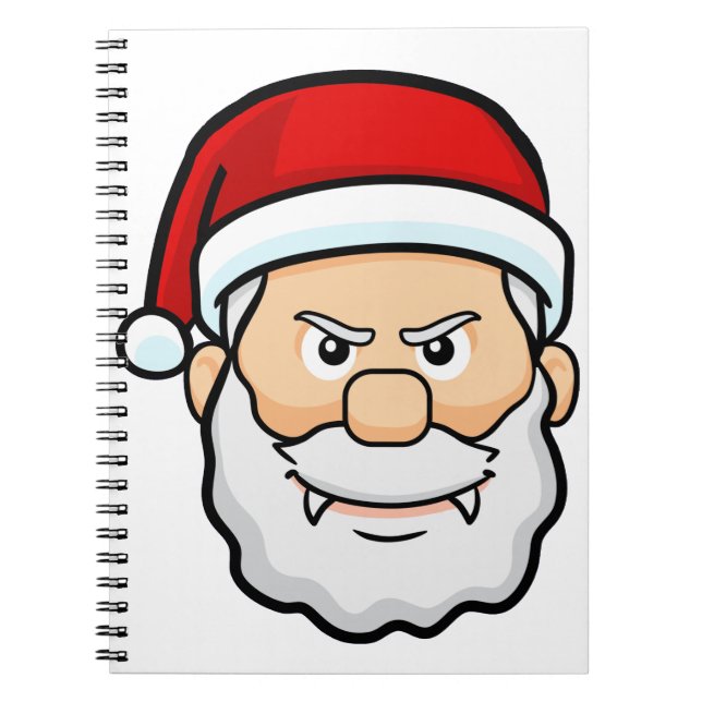 Carnet vampire de noël père Noël (Devant)