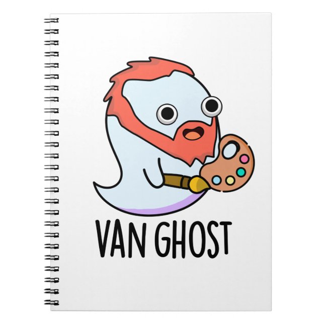 Carnet Van Ghost Drôle Artiste Ghost Pun  (Devant)