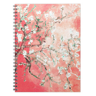 Carnet Van Gogh Almond Blossoms Peach