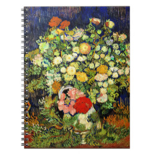Carnet Van Gogh - Bouquet de fleurs dans un vase