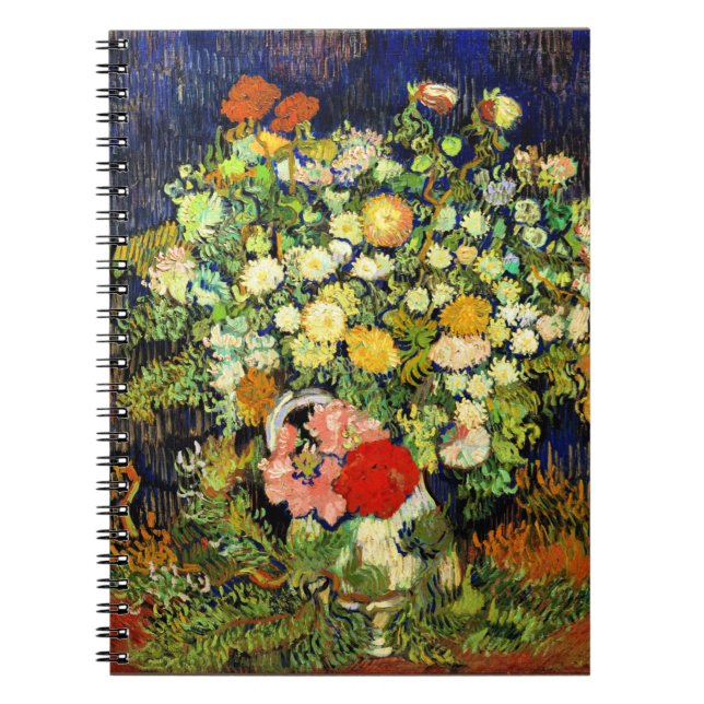 Carnet Van Gogh - Bouquet de fleurs dans un vase (Devant)