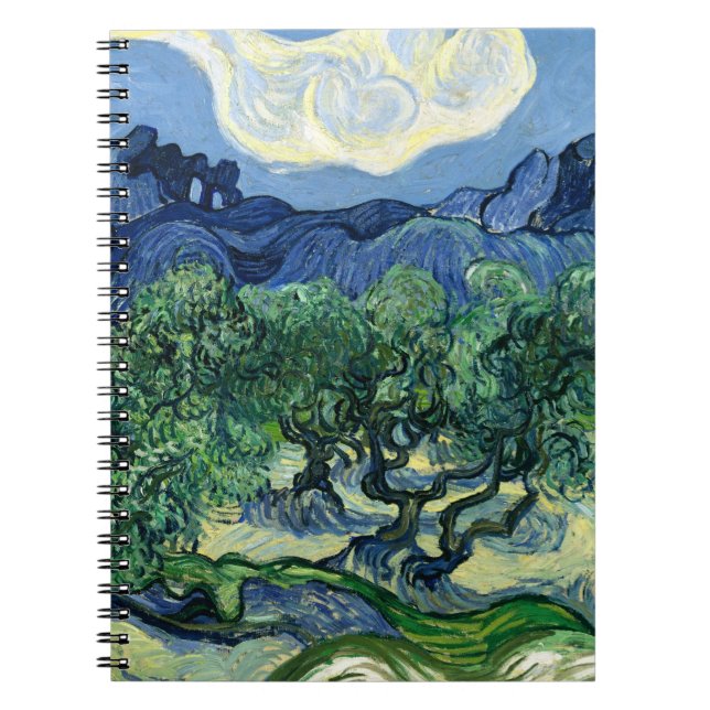 Carnet Van Gogh La peinture paysagère des oliviers (Devant)