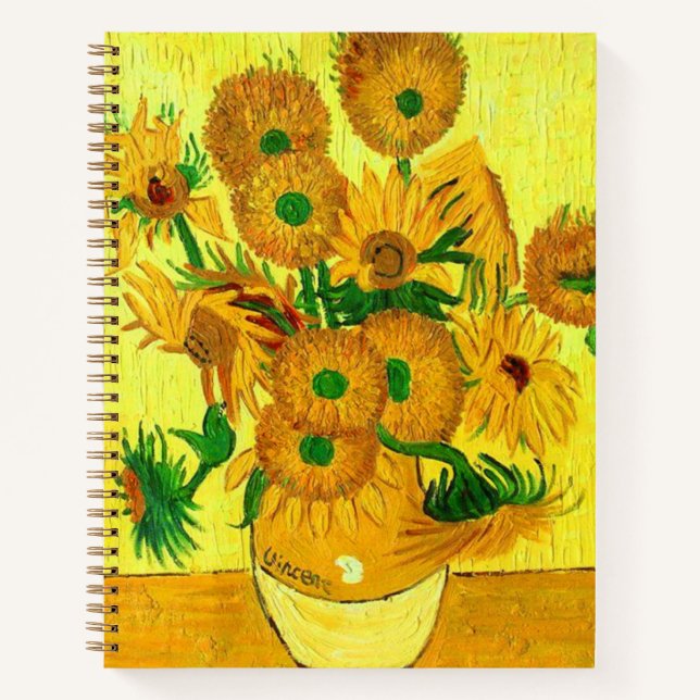 Carnet Van Gogh Sunflowers (Devant)