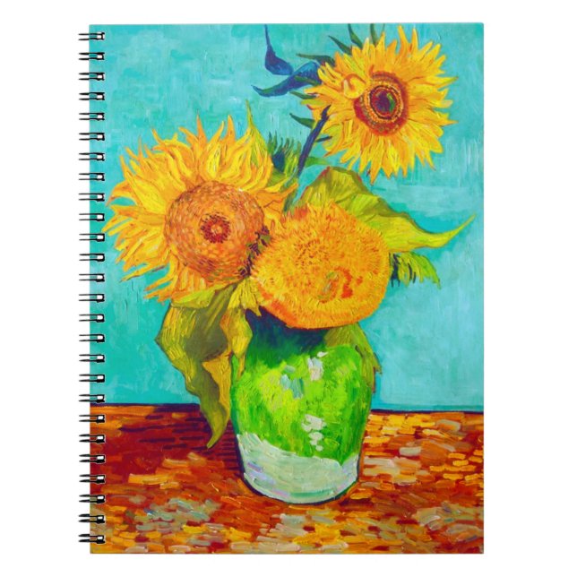 Carnet Van Gogh Sunflowers  (Devant)