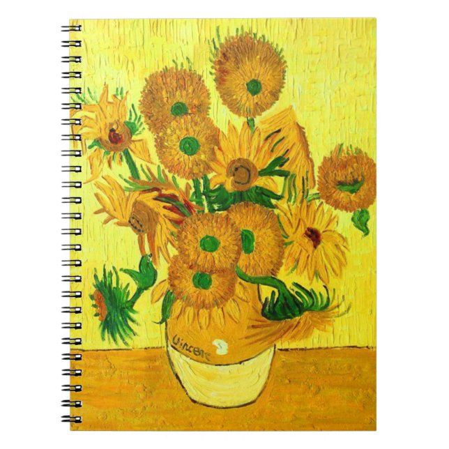 Carnet Van Gogh Sunflowers (Devant)