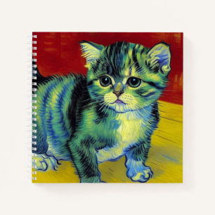 Carnet Van Gogh Tabby Cat