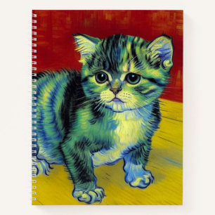 Carnet Van Gogh Tabby Cat