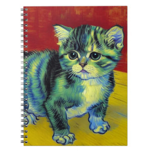 Carnet Van Gogh Tabby Cat