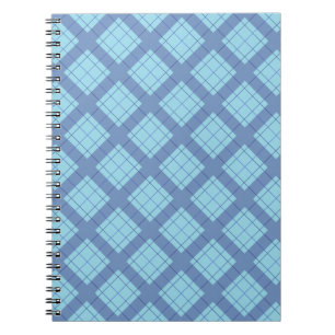 Carnet Variation bleue Plaid