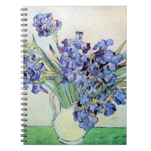Carnet Vase Still Life avec Irises par Vincent van Gogh