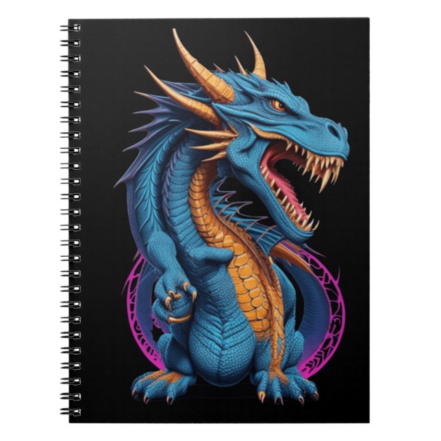 Carnet vecteur dragon (Devant)