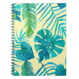 Carnet Végétation luxuriante de plantes tropicaux de la j