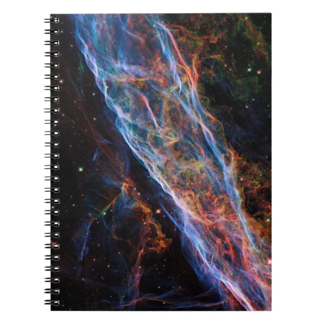 Carnet Veil Nebula Supernova Reste Télescope Hubble (Devant)