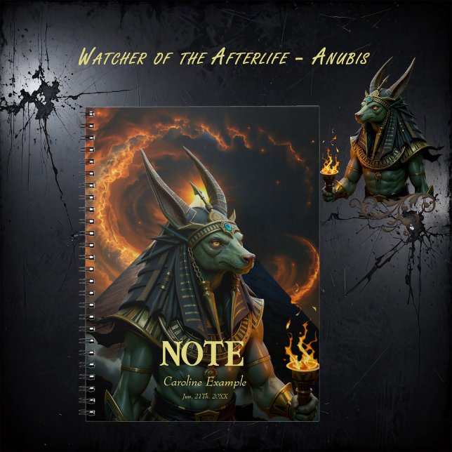 Carnet Veilleur de l'Au-delà – Anubis.   (Créateur téléchargé)