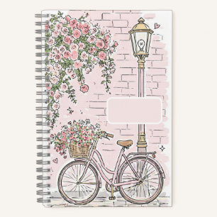 Carnet Vélo fleur