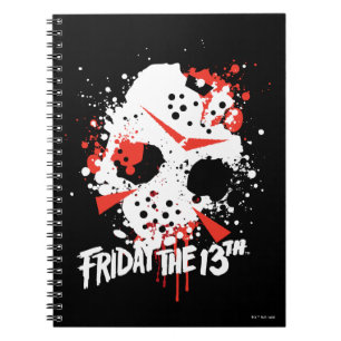 Carnet Vendredi 13   Masque de Hockey Splatter de peintur