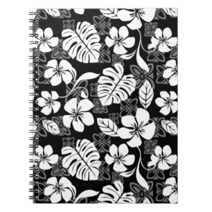 CARNET VENDREDI ALOHA (NOIR & GRIS)