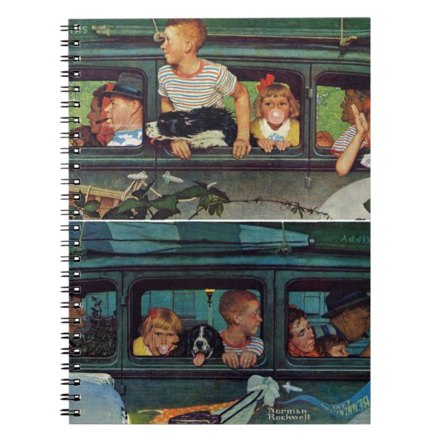 Carnet Venir et partir par Norman Rockwell (Devant)