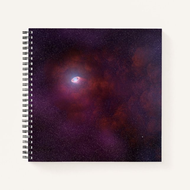 Carnet Vent Pulsar D'Une Étoile Neutron. (Devant)