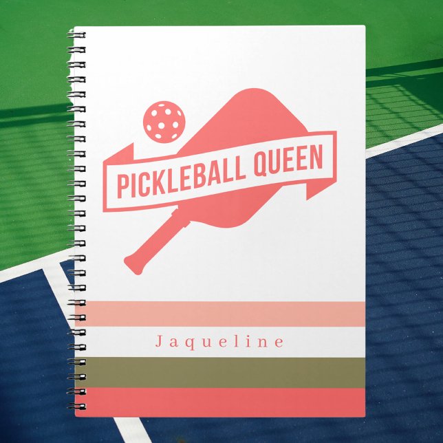 Carnet Ventilateur De Pickleball Moderne Et Élégant (Créateur téléchargé)