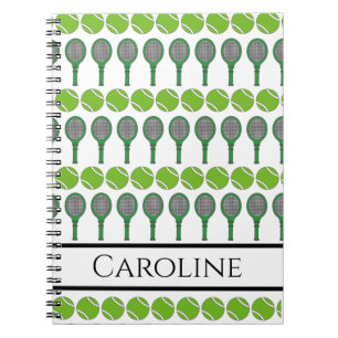 Carnet Ventilateur sportif de tennis et de boules vertes