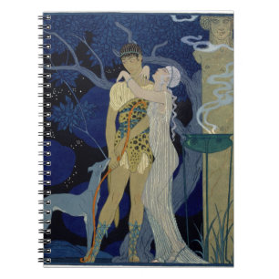 Carnet Vénus et Adonis (litho de couleur)