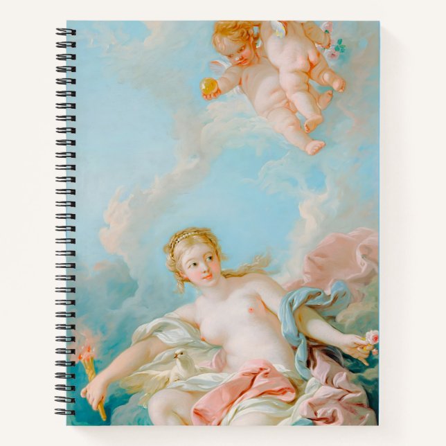 Carnet Vénus sur les vagues par François Boucher (Devant)