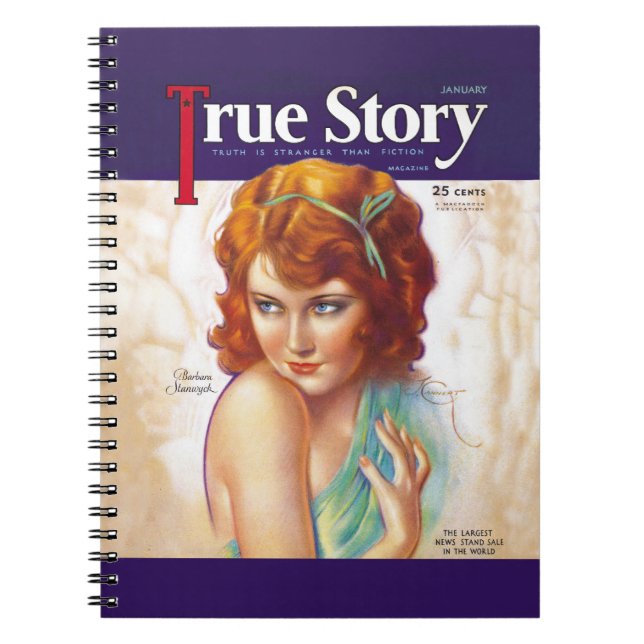 Carnet Véritable couverture de magazine vintage (Devant)