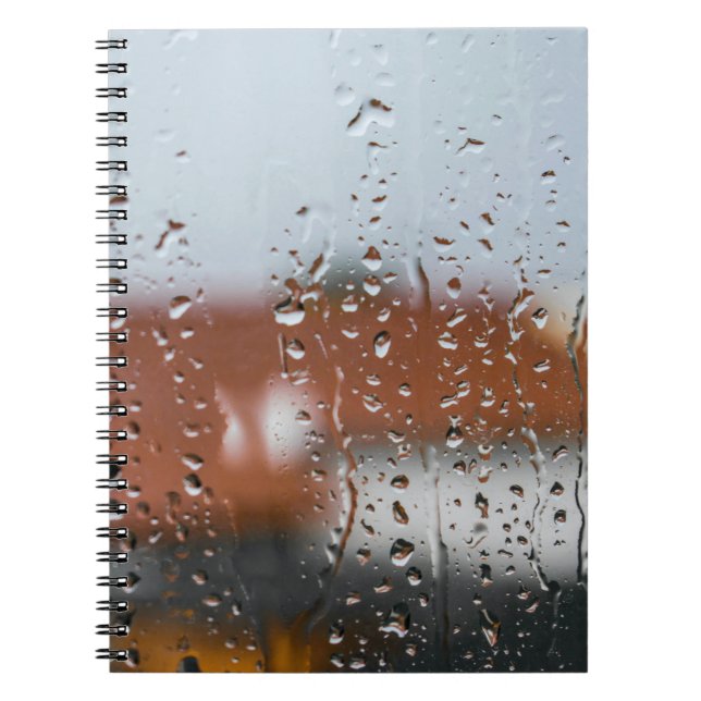 Carnet Verre avec gouttes d'eau (Devant)