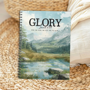 Carnet Verset biblique inspirant Isaïe 60:1 Lac