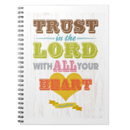 Carnet Versets bibliques chrétiens - Proverbes 3:5