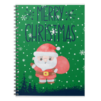 Carnet vert de Little Père Noël